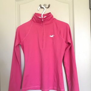 Hollister Hot Pink Long Sleeves Shirt
